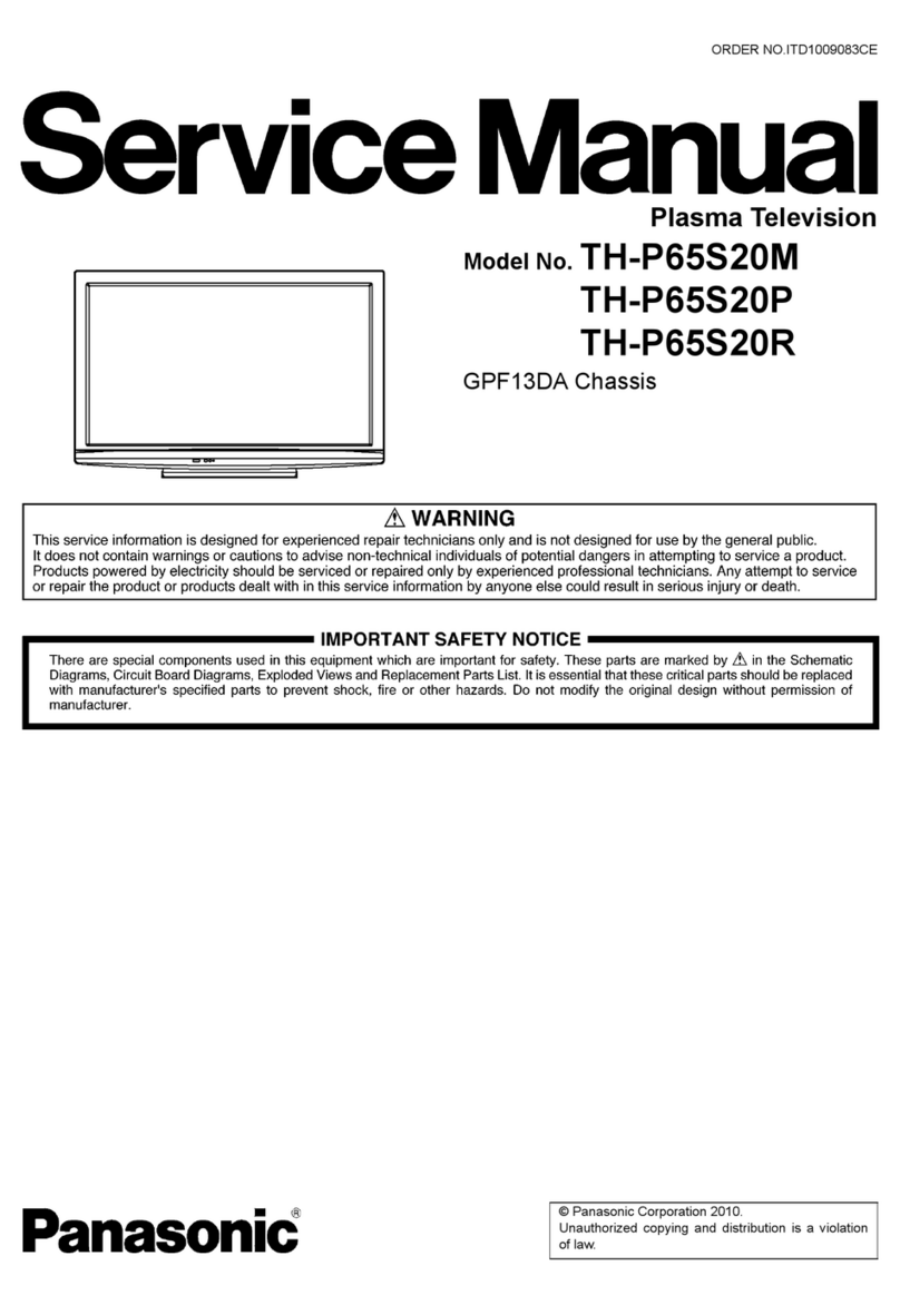 Panasonic TH-P65S20M User manual