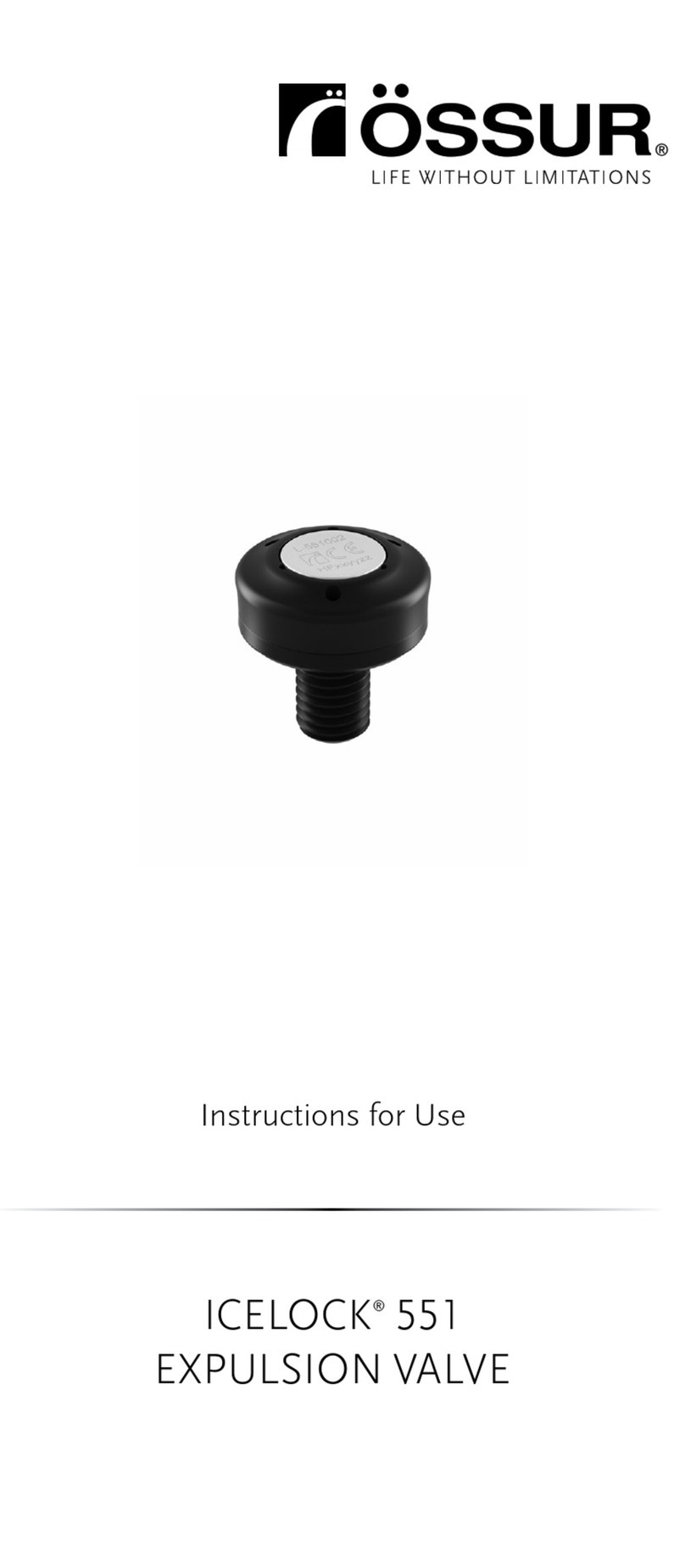 Ossur ICELOCK 551 User manual