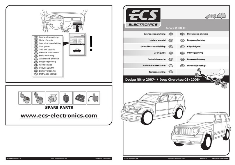 ECS Electronics CR-049-DH User manual ECS Electronics CR-049-DH User manual