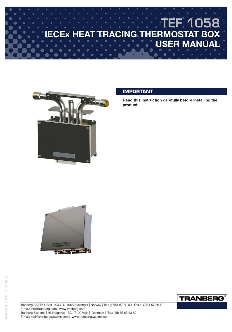 Tranberg TEF 1058 user manual