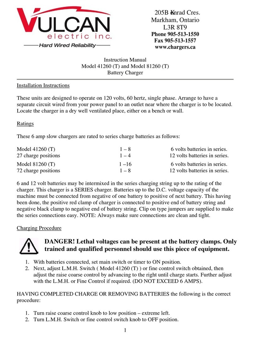 Vulcan-Hart 41260 (T) instruction manual