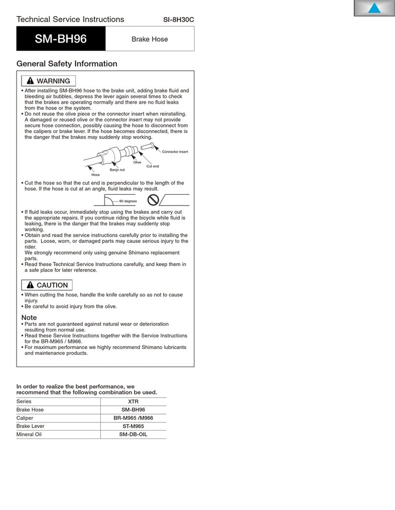 Shimano SM-BH96 Operating instructions