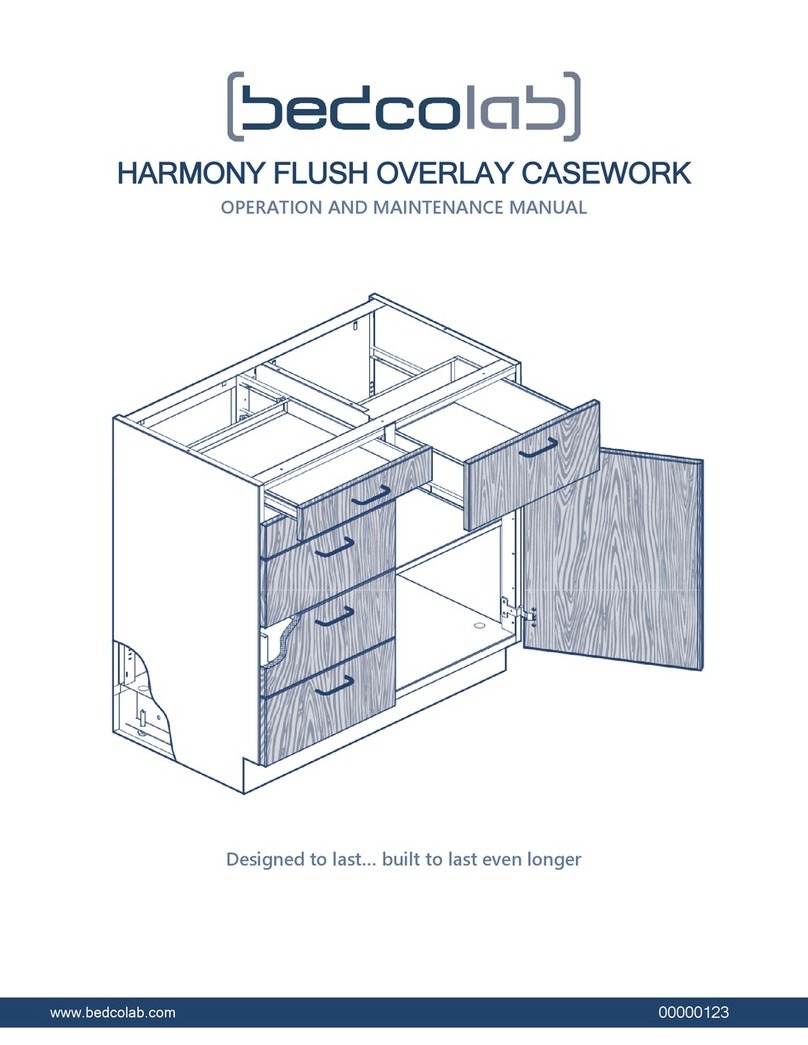 Bedcolab HARMONY FLUSH OVERLAY CASEWORK User manual