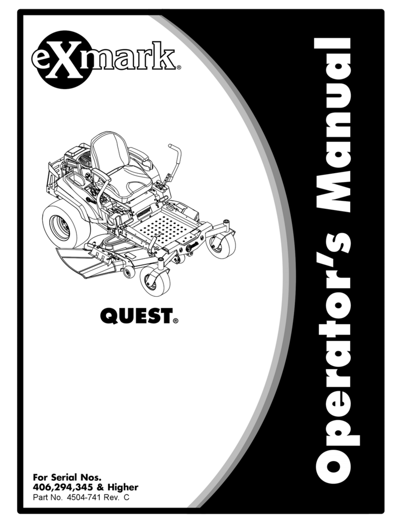 Exmark QUEST 406 Operator's manual