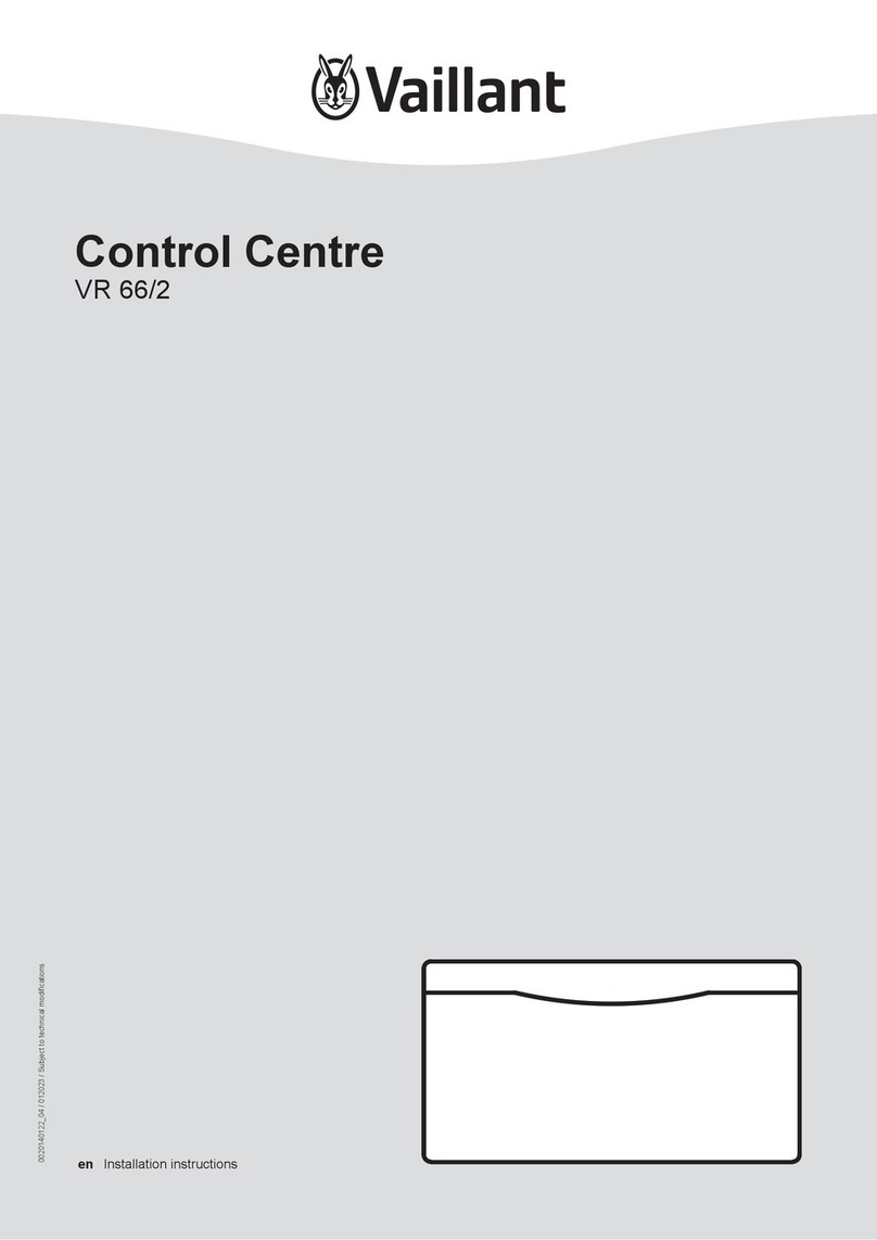 Vaillant VR 66/2 User manual