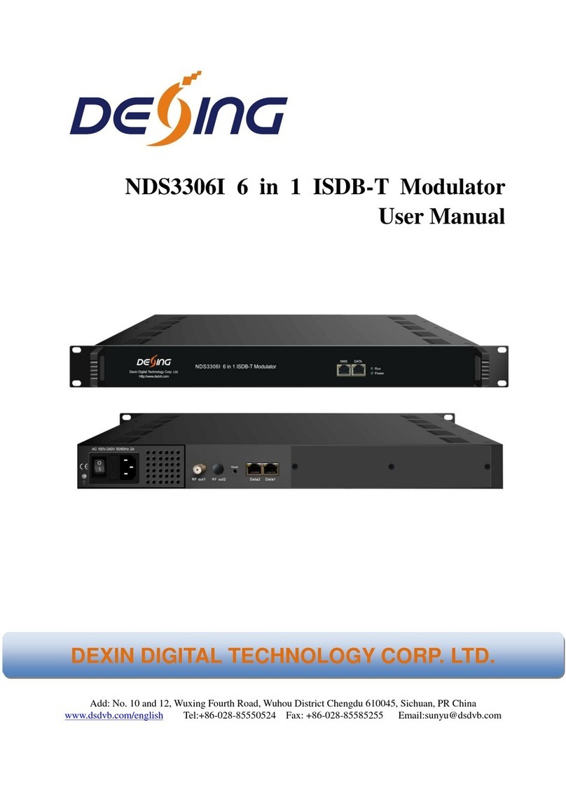 Dexing NDS3306I User manual