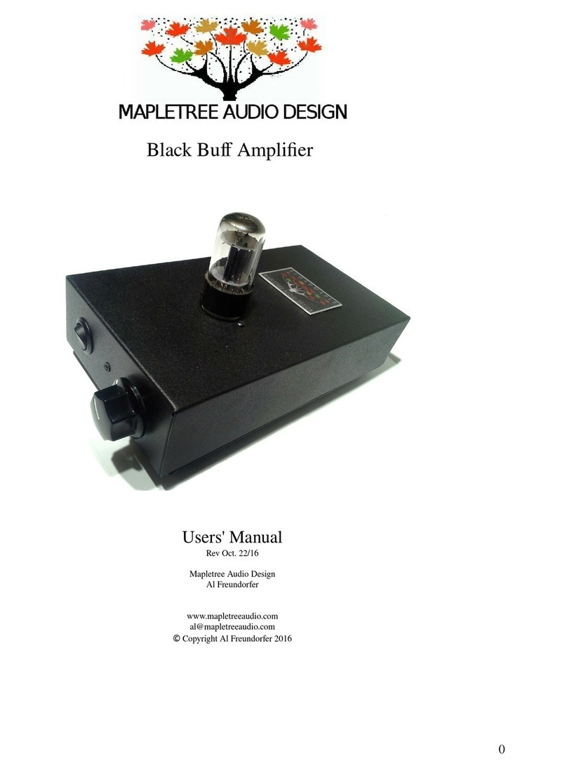 Mapletree Black Buff User manual