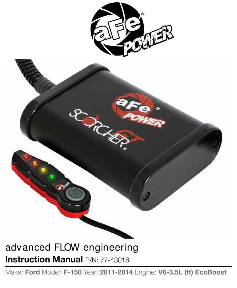 aFe Power advanced FLOW engineering User manual aFe Power advanced FLOW engineering User manual