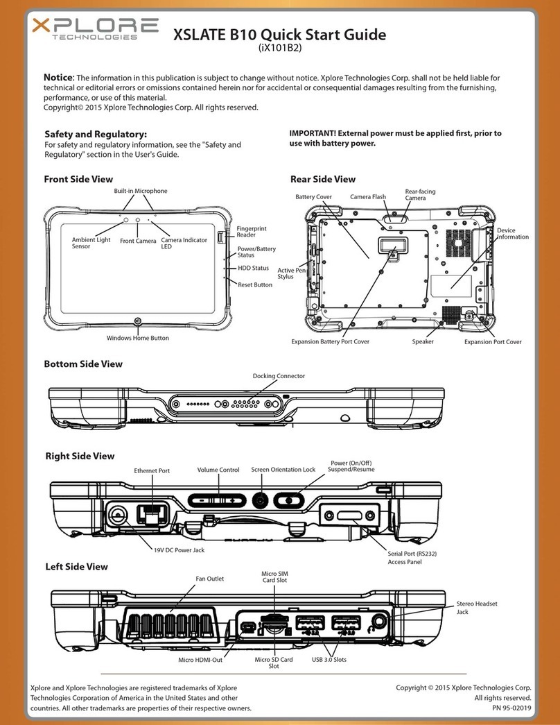 Xplore iX101B2 User manual