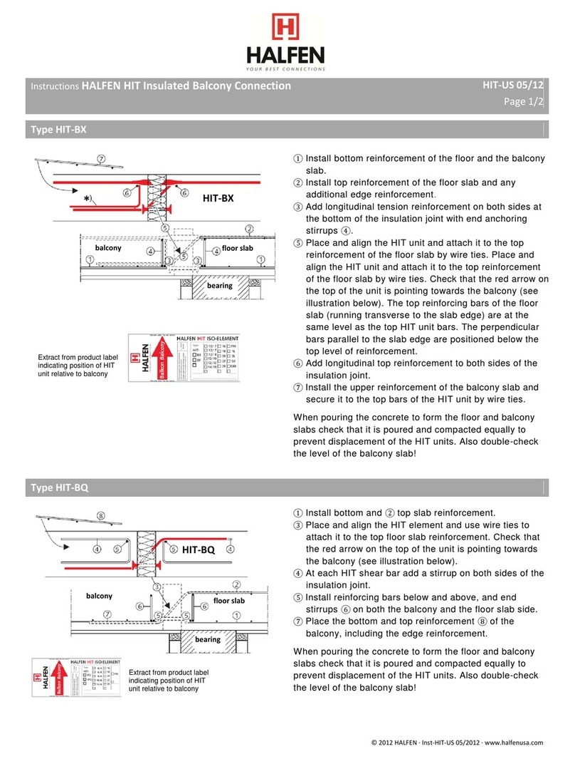 Halfen HIT-BX User manual