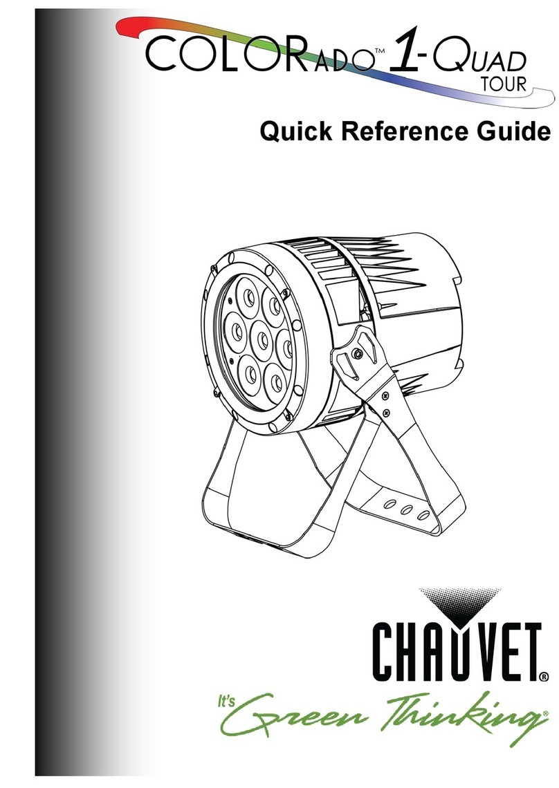 Chauvet COLOR ADO 1-Quad TOUR User manual