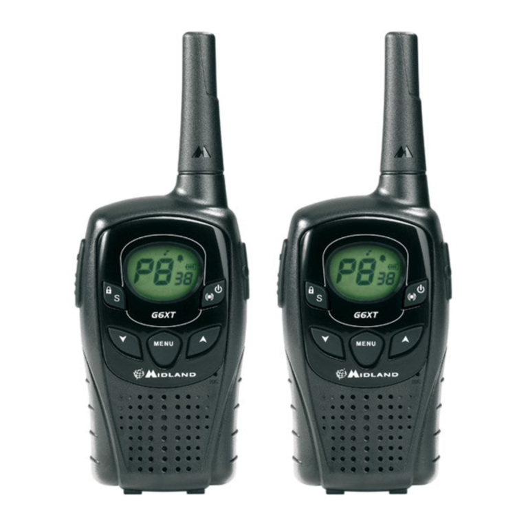 Midland G6 XT User manual