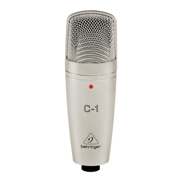 Behringer C-1 User manual