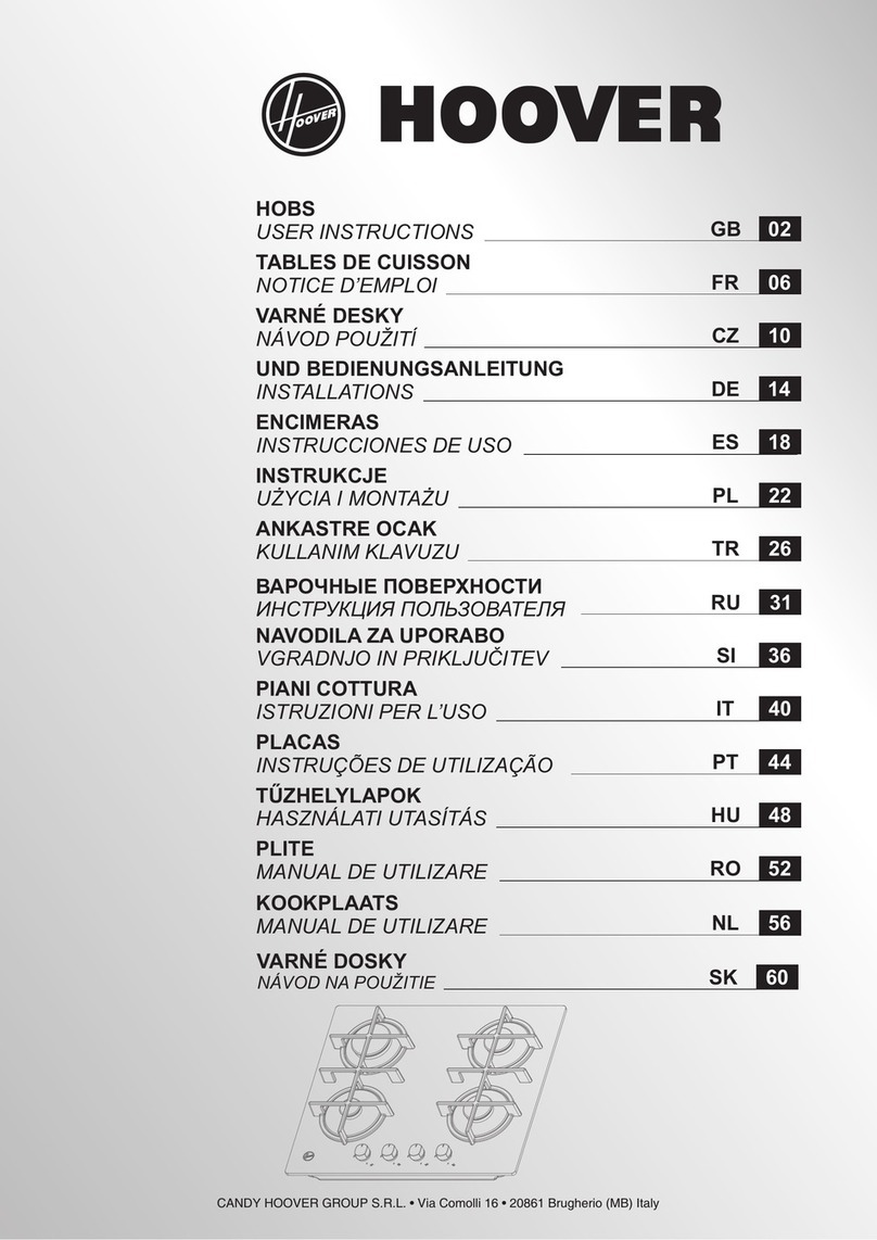Hoover HVW6MW User manual
