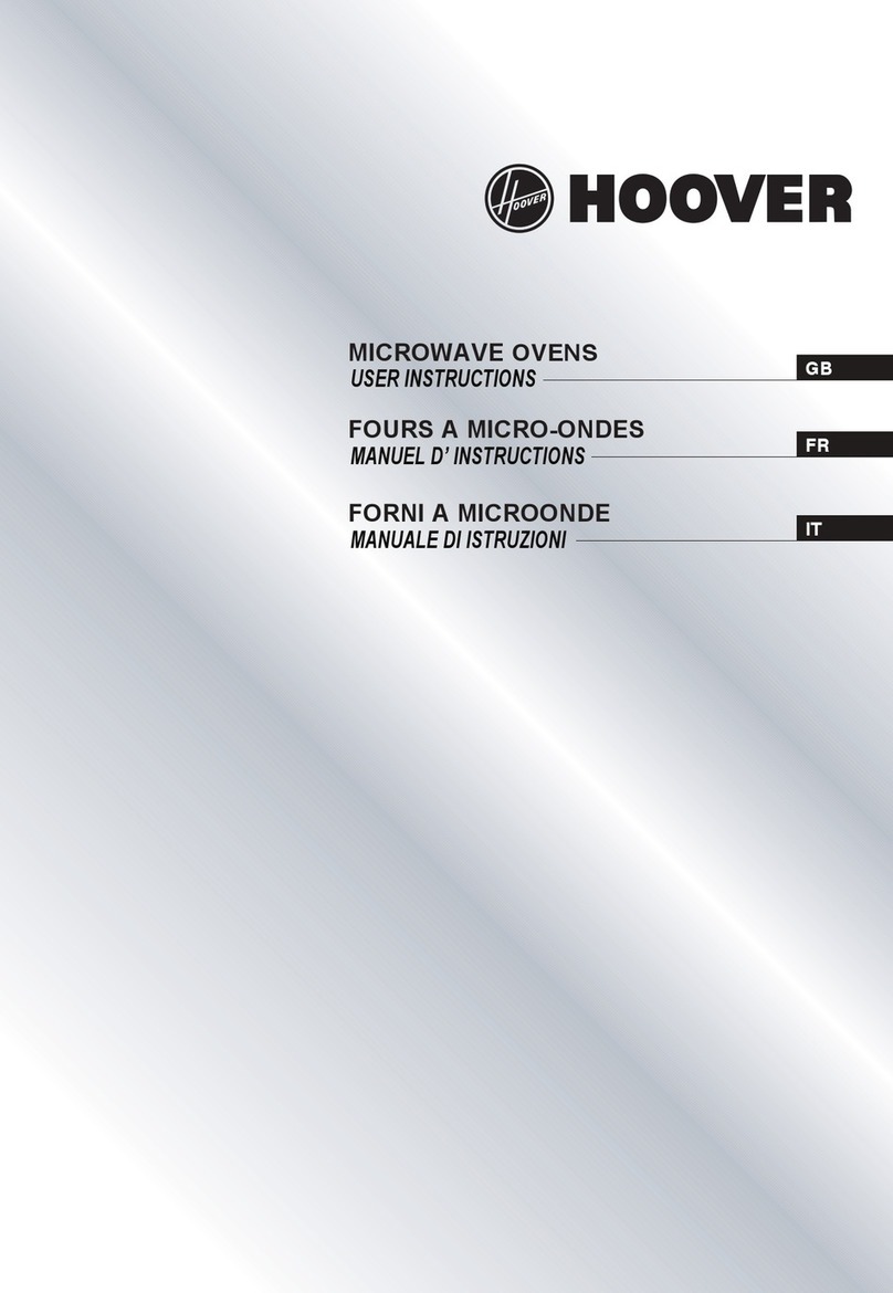 Hoover HMG281XC3 User manual