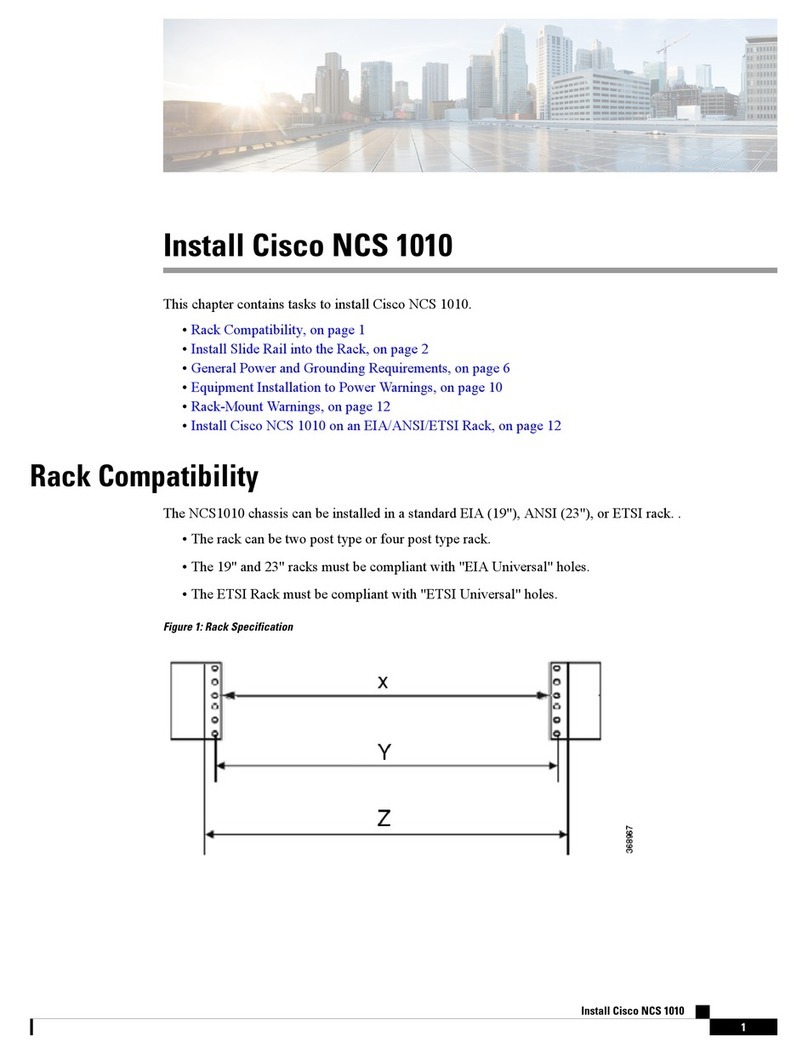 Cisco NCS 1010 Instruction sheet Cisco NCS 1010 Instruction sheet