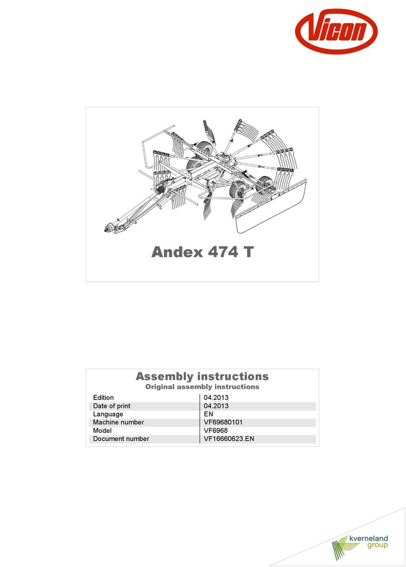 Vicon Andex 474 T Assembly instructions