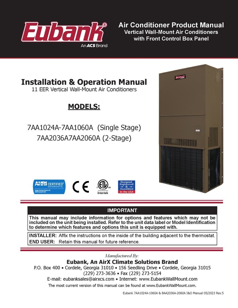 Eubank 7AA1024A Installation & operation manual