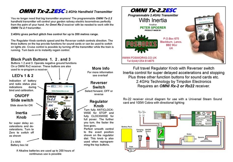 Fosworks OMNI Tx-2.2ESC quick start guide
