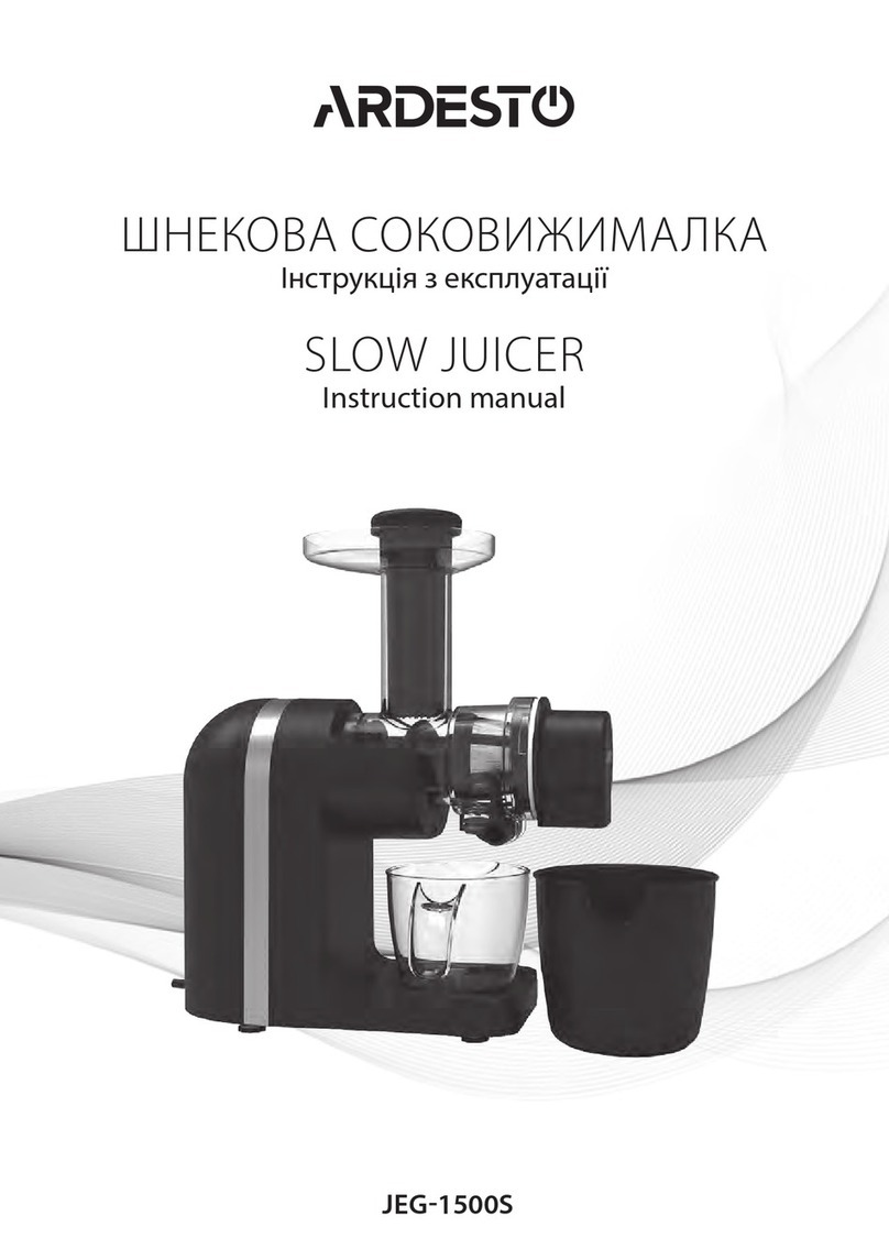 ARDESTO JEG-1500S User manual