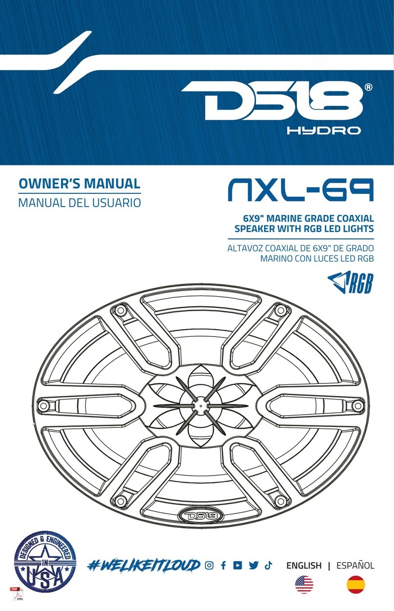DS18 HYDRO NXL-69 User manual