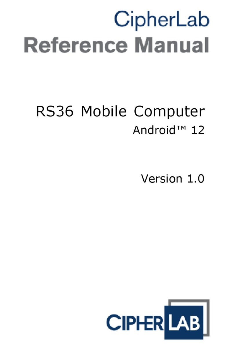 CipherLab RS36 Reference manual