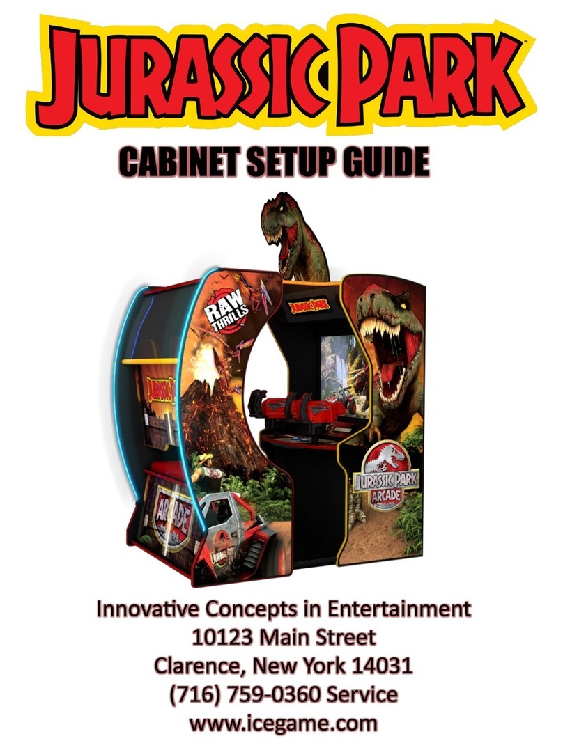 I.C.E JURASSIC PARK ARCADE User manual