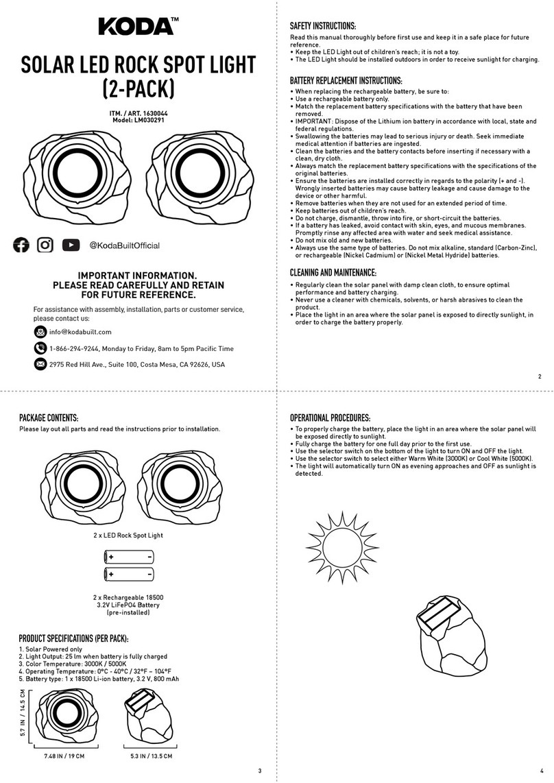 KODA LM030291 manual