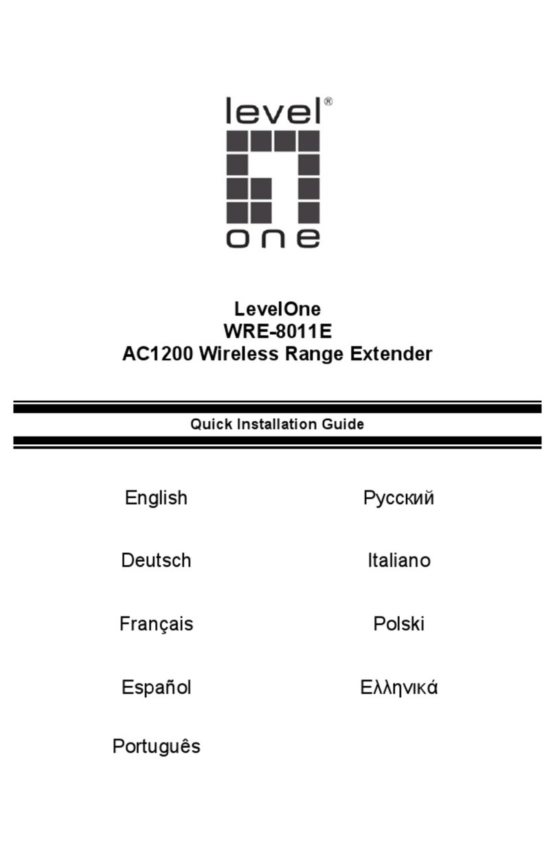 LevelOne WRE-8011E User manual