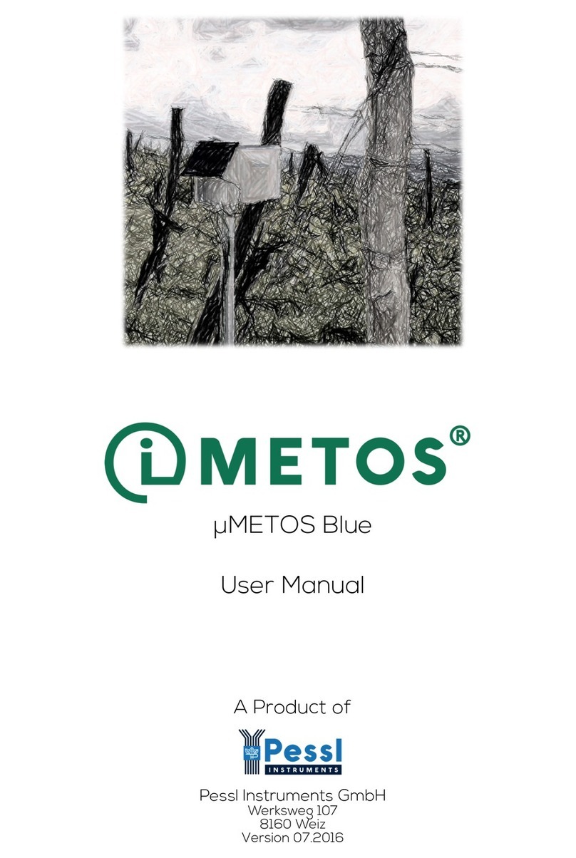 Pessl Instruments iMETOS mMETOS Blue User manual