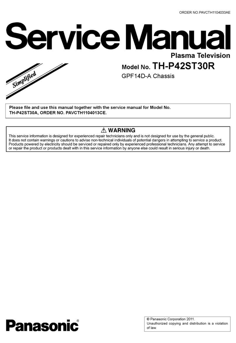 Panasonic TH-P42ST30R Service manual