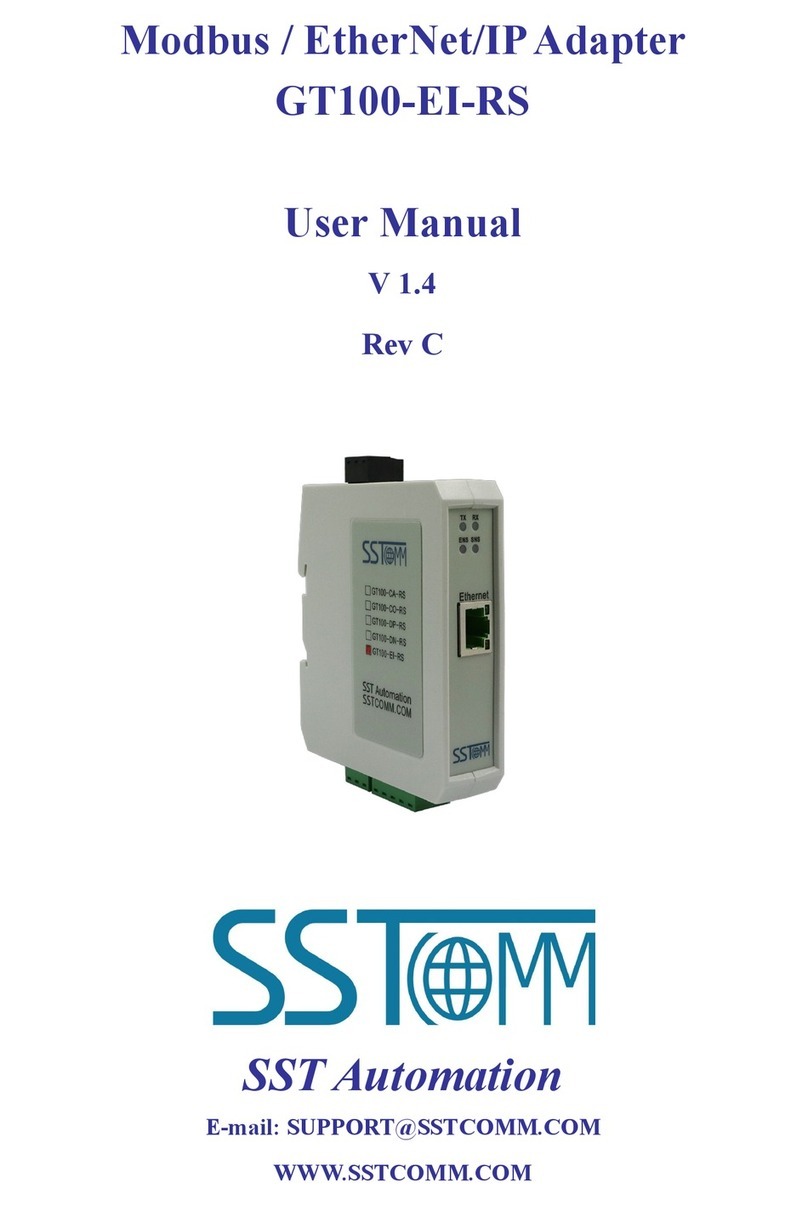 SST Automation GT100-EI-RS user manual SST Automation GT100-EI-RS user manual