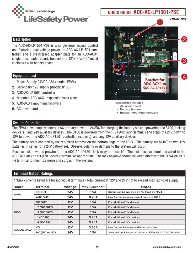 LifeSafety Power ADC-AC-LP1501-PSE quick guide