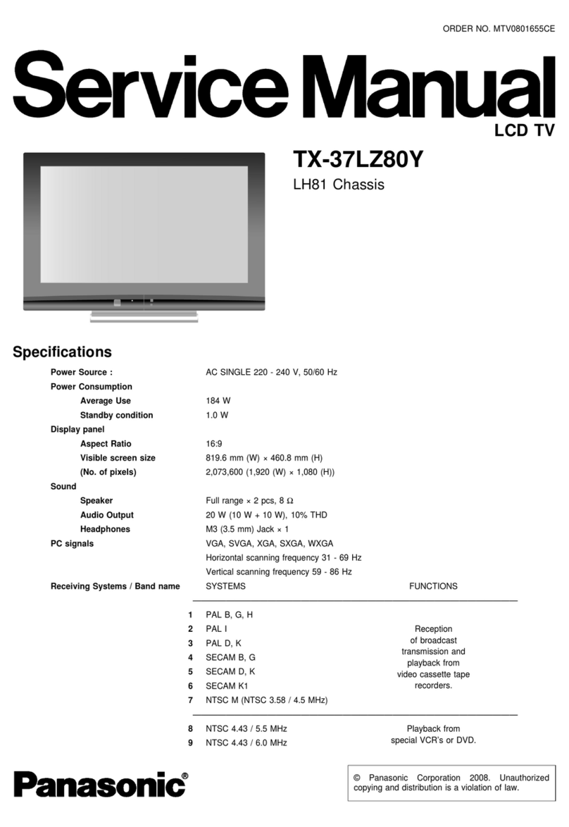Panasonic TX-37LZ80Y User manual
