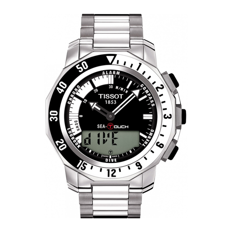 Tissot SEA-TOUCH User manual
