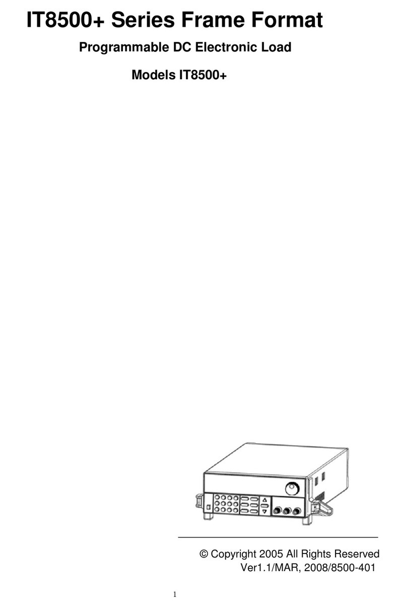 I-Tech IT8500plus Series User manual