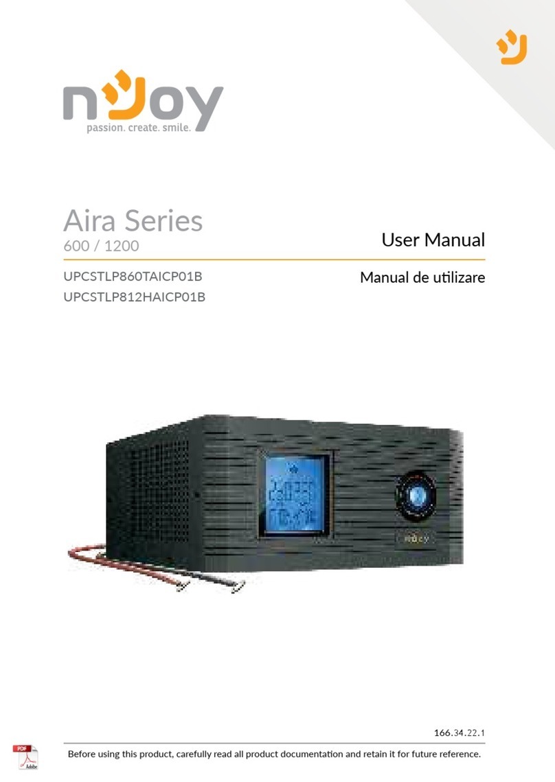 Njoy Aira 600 User manual