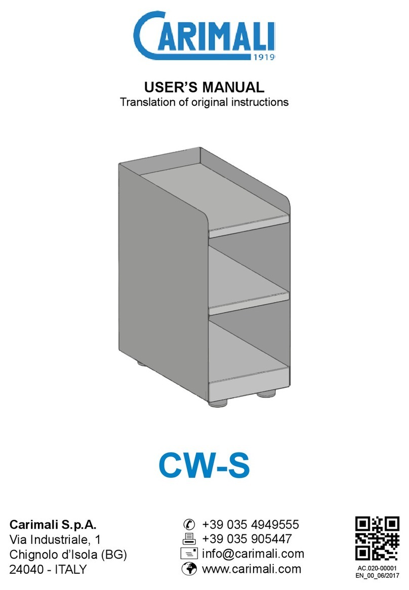 Carimali CW-S user manual Carimali CW-S user manual