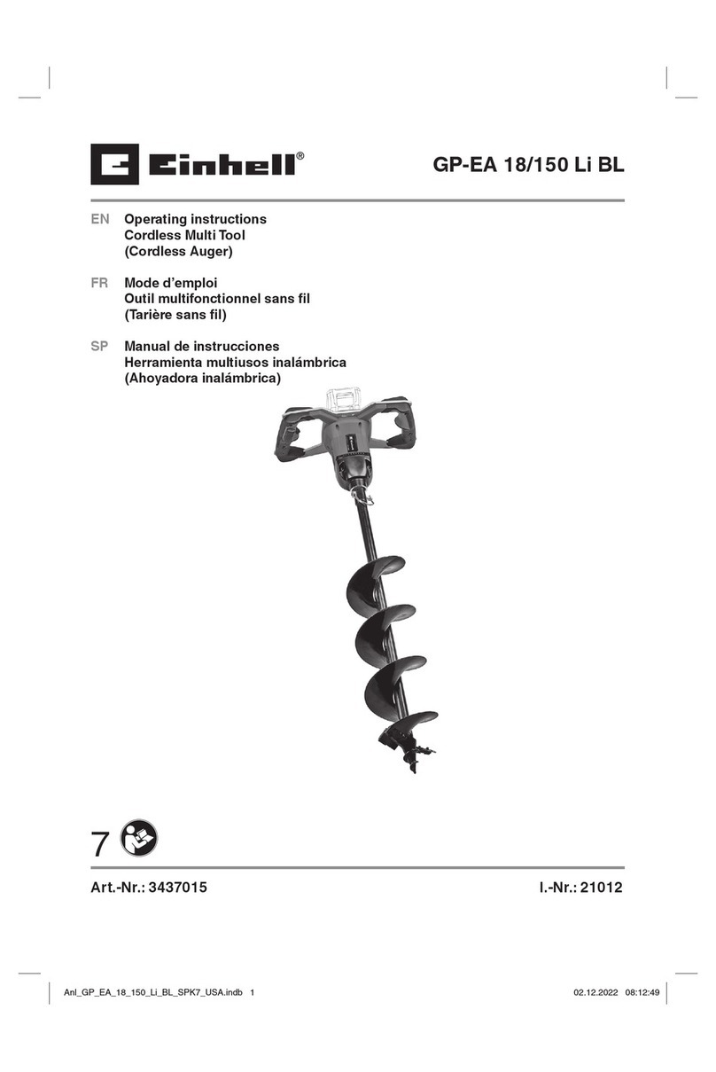 EINHELL GP-EA 18/150 Li BL User manual