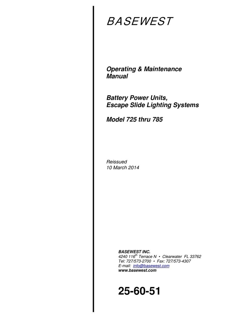 BASEWEST 700 Series operating & maintenance manual