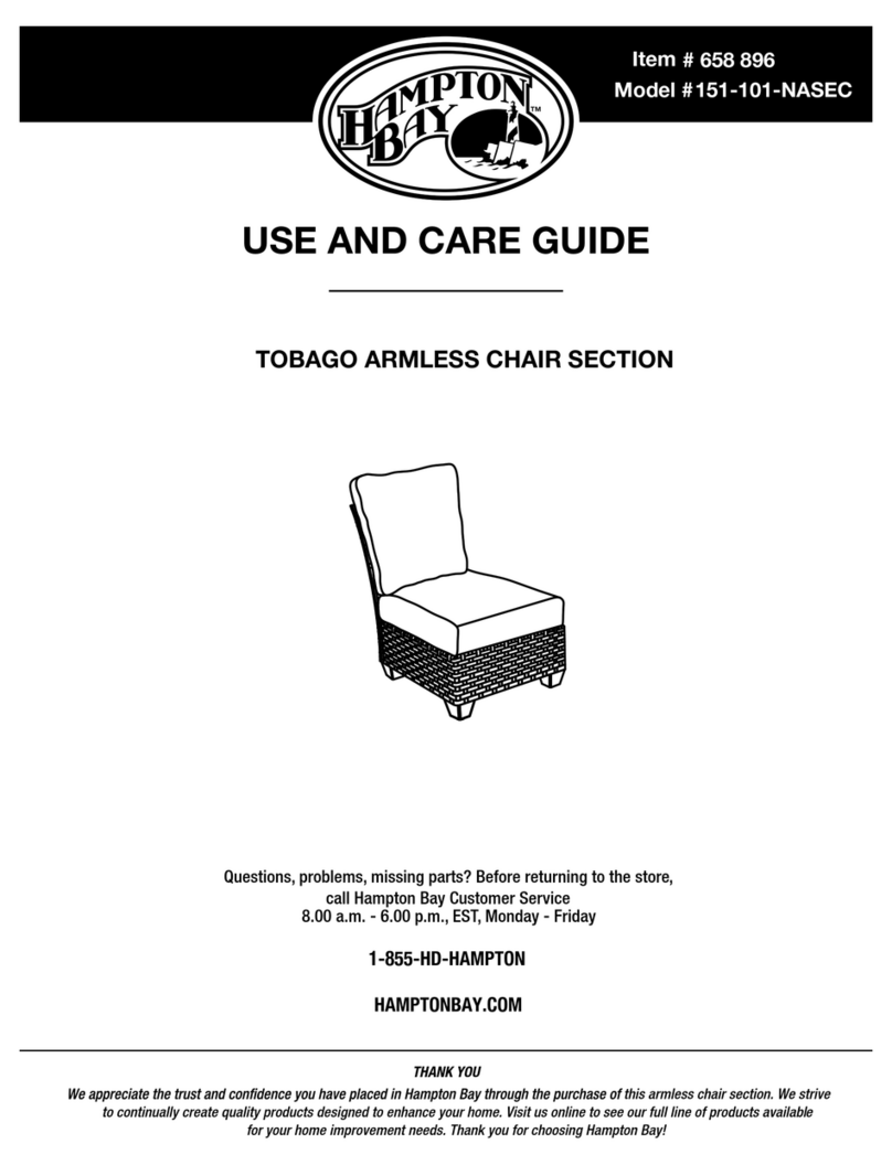 HAMPTON BAY TOBAGO 151-101-NASEC User manual
