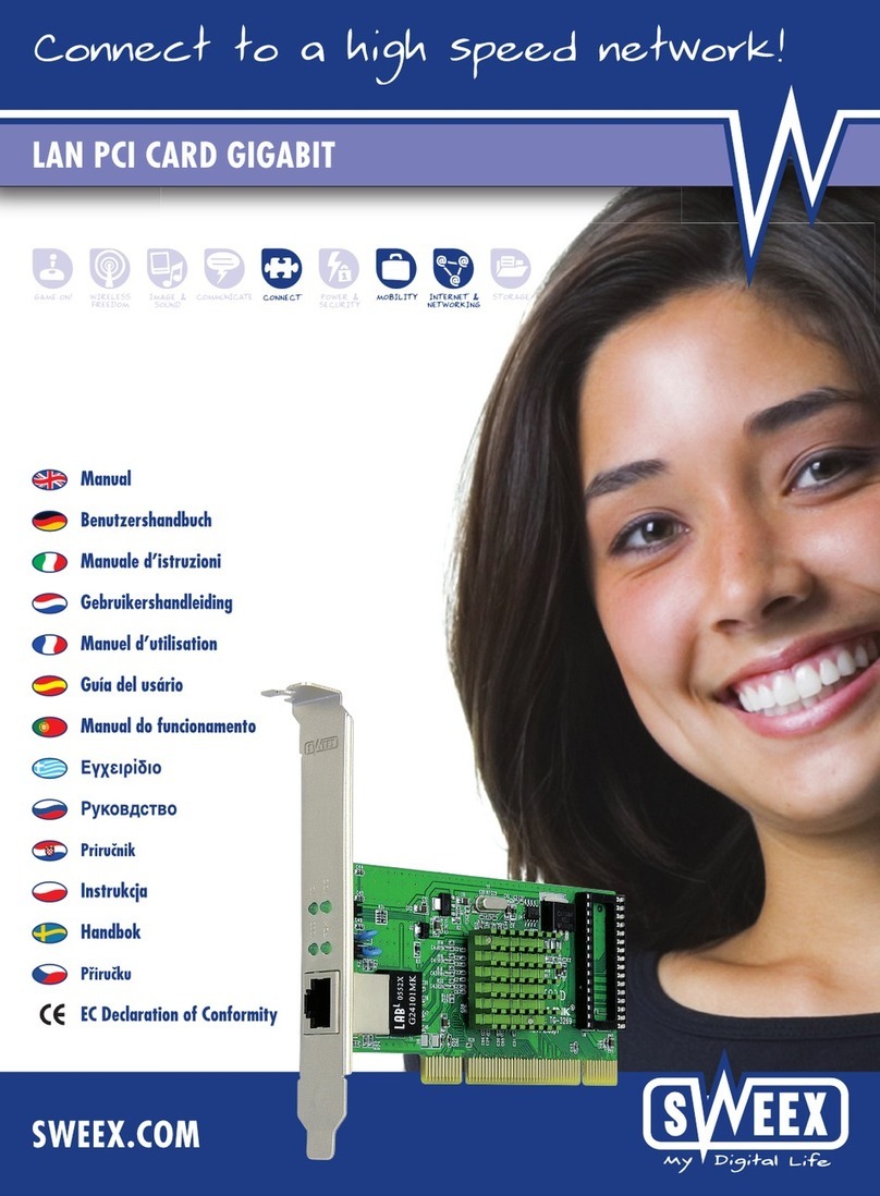 SWEEX LC101 User manual