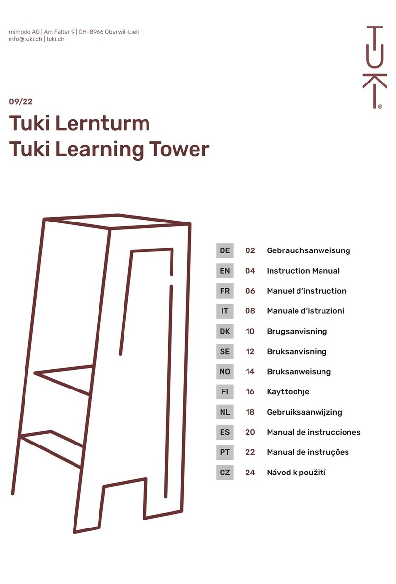 mimodo Tuki Learning Tower instruction manual