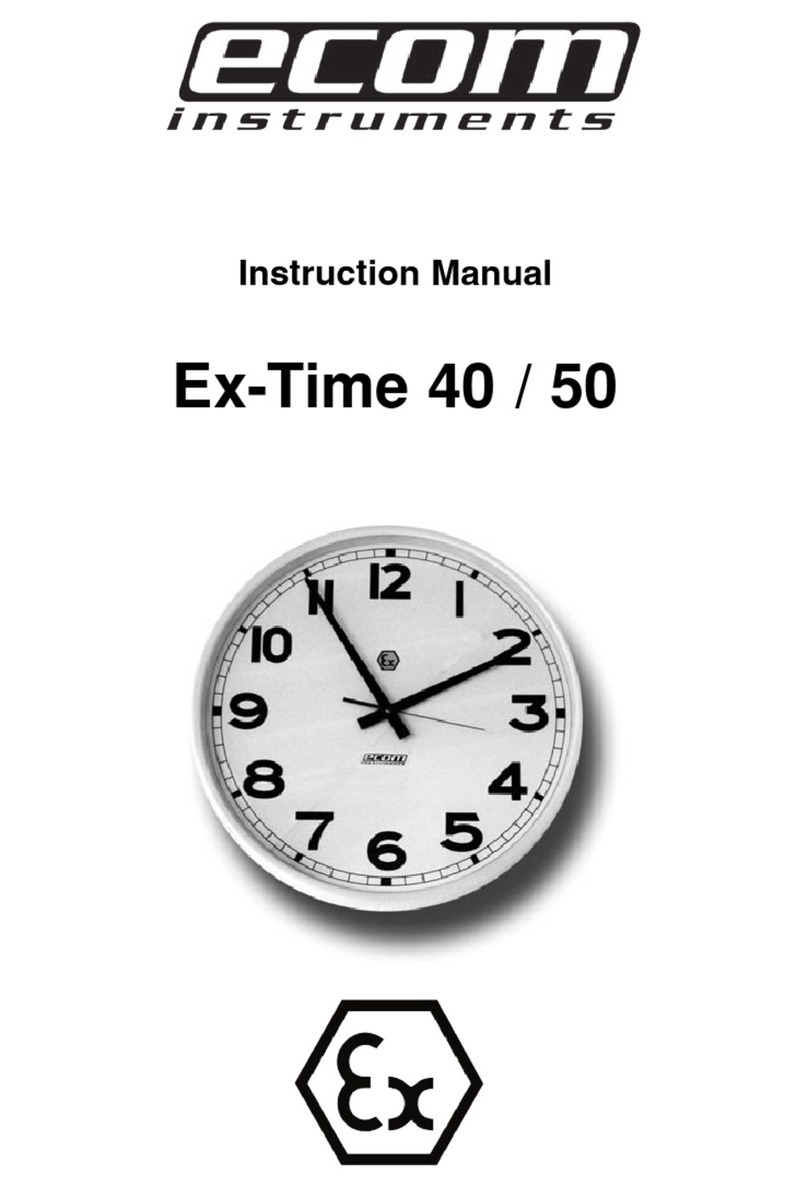 Ecom Instruments Ex-Time 40 instruction manual Ecom Instruments Ex-Time 40 instruction manual