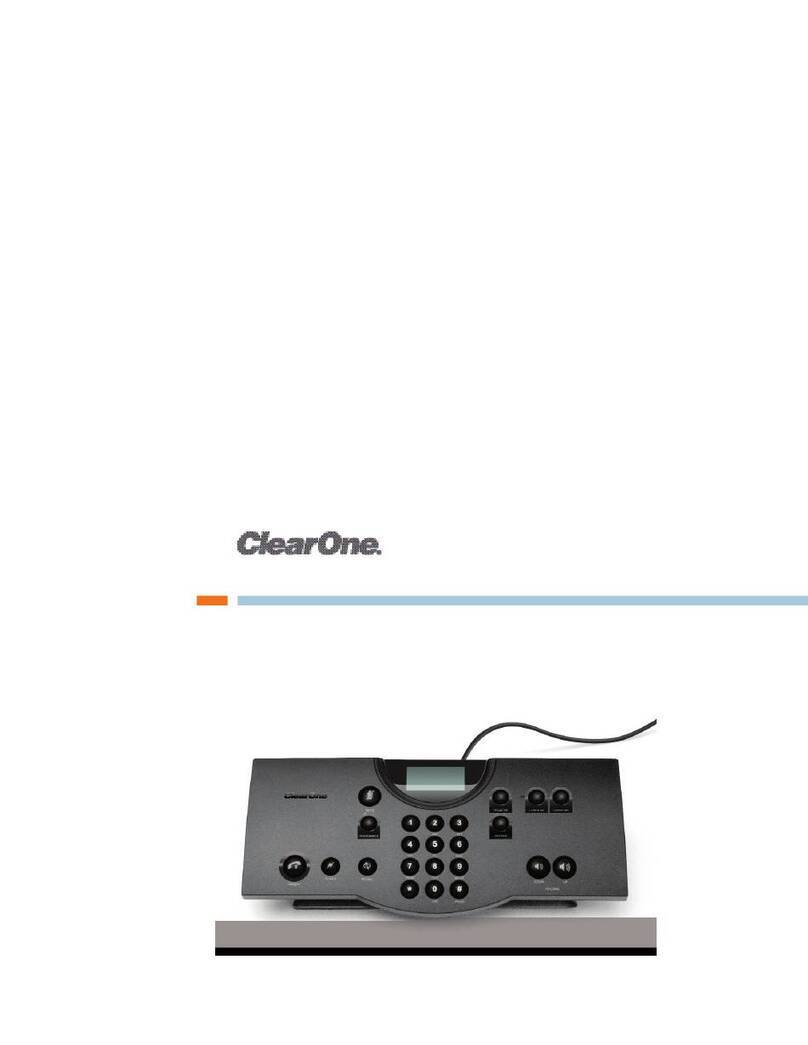 Clear One TableTop User manual
