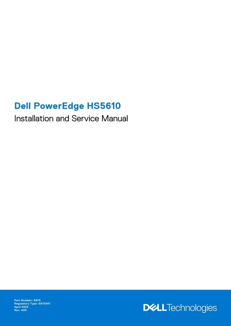Dell PowerEdge HS5610 Installation and service manual