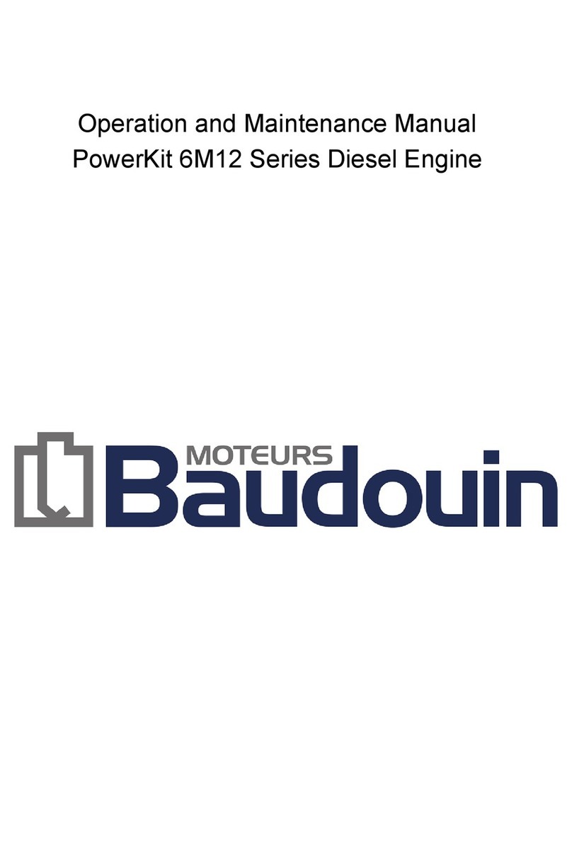Baudouin PowerKit 6M12 Series User manual