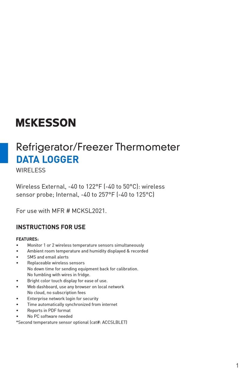 McKesson MCKSL2021 manual