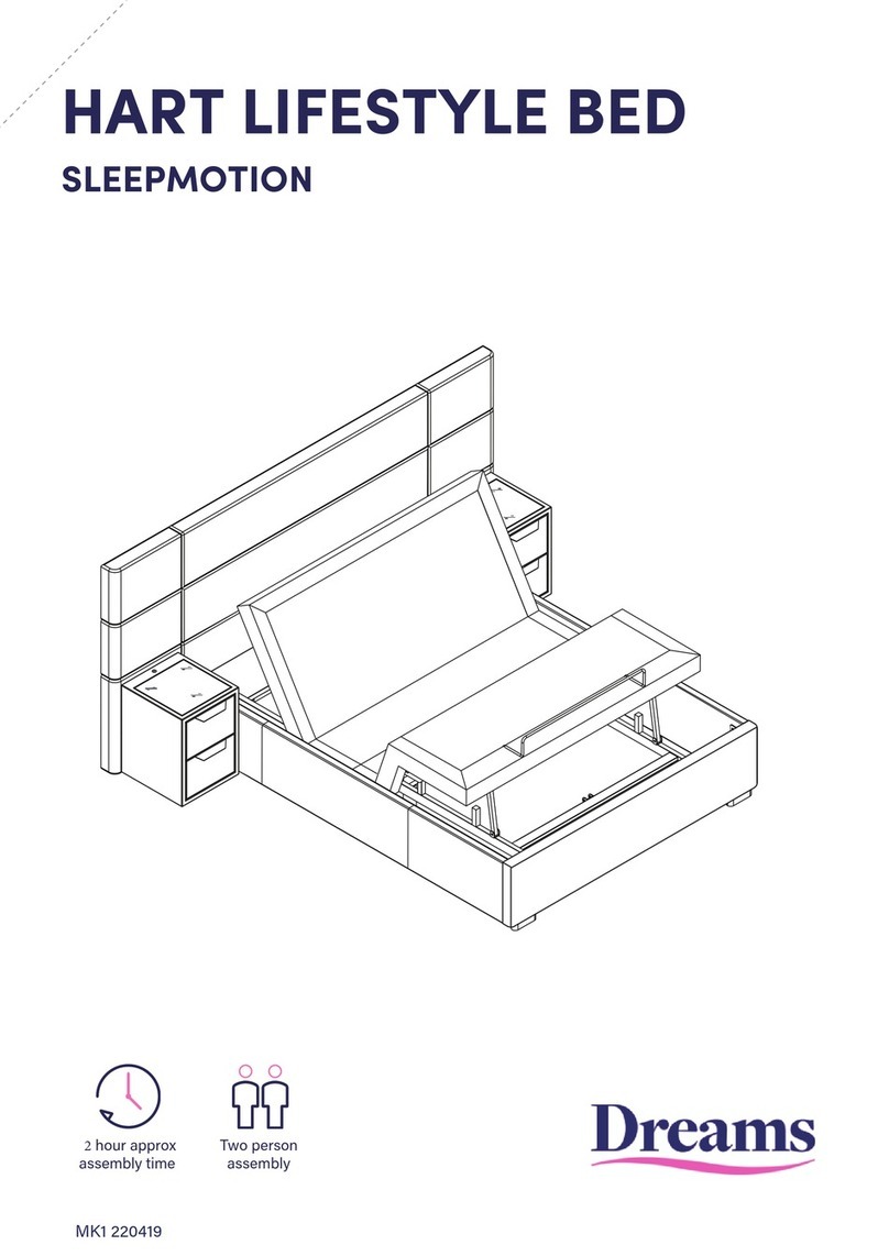DREAMS HART LIFESTYLE BED SLEEPMOTION User manual DREAMS HART LIFESTYLE BED SLEEPMOTION User manual