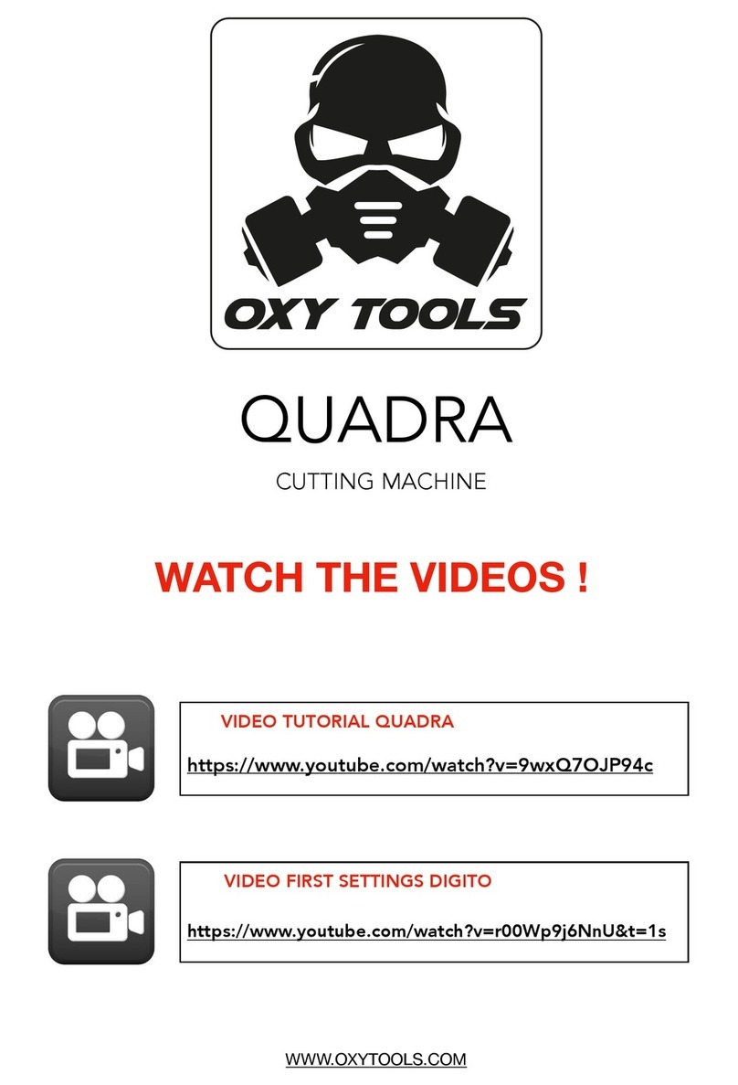 OXY TOOLS QUADRA User manual